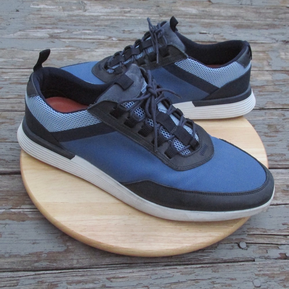 Wolf & Shepherd Mens Size 13 US SwiftKnit Derby Shoes Blue Casual Sneakers 12553